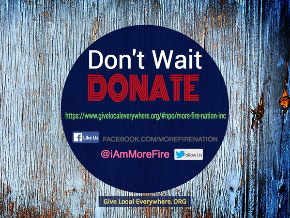 MoreFireNation's tweet photo. What Are you Waiting For??? Go Now &amp; DONATE!!! 
Give Local Everywhere - http://t.co/Hs4w3kHN9I 
@givelocal2014 http://t.co/y0EwQwlRPp