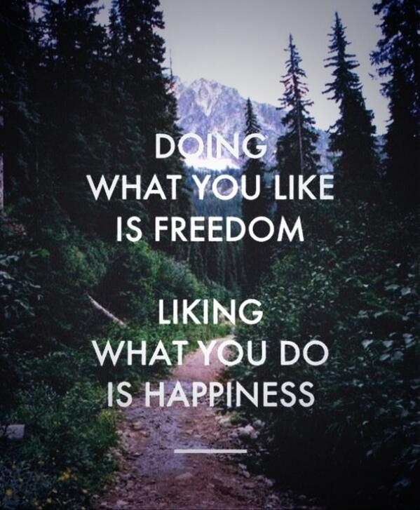 Freedom vs. Happiness #GentelmenQuotes