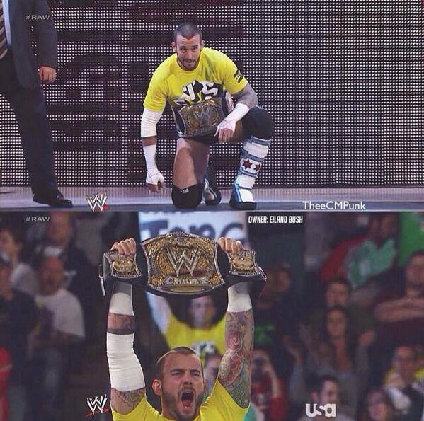 TheAwesomeOne_1's tweet image. Good ol days #cmpunk #wwe #teamcmpunk #BestInTheWorld #bitw #wwechampion