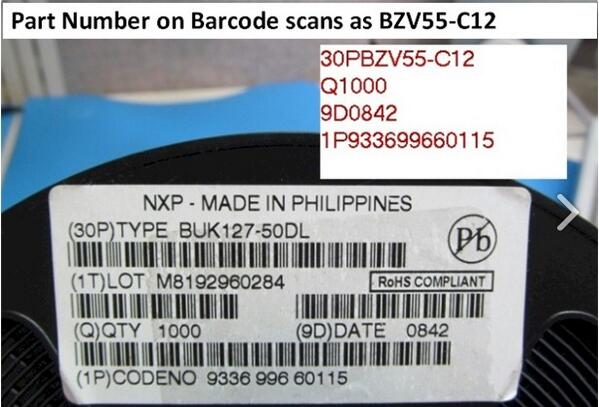ERAI_Inc's tweet image. #CounterfeitAvoidance Tip:  Scan the bar code! #Barcode mismatch could = #counterfeitparts