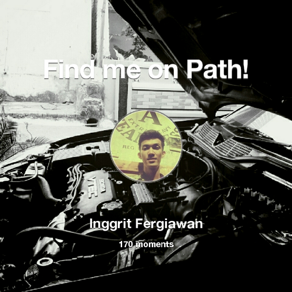 inggritFCN's tweet photo. I've shared 170 memories with my friends on #Path - see them now at http://t.co/DvkmxRx5Yg! #thepersonalnetwork http://t.co/3gPLvqHueN