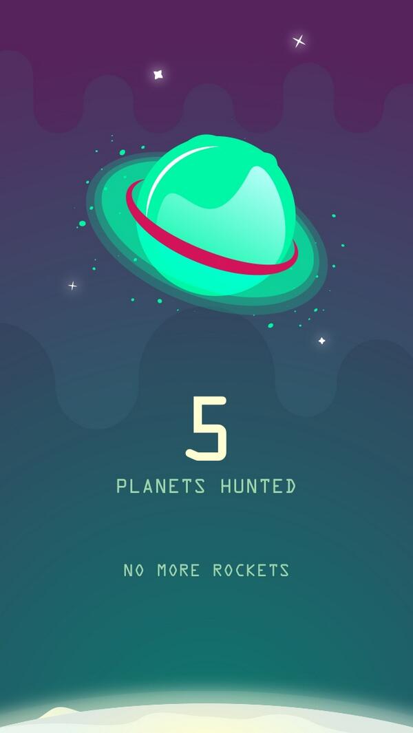 FunGoStudios's tweet image. Great! I just landed 5 rockets on #PlanetHunt fungostudios.com/planethunt/