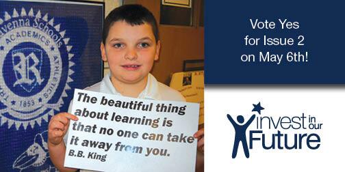 RavennaStrong's tweet photo. Vote yes on Issue 2 today &amp; the investment you make in talented Ravenna students will return gains for years to come. http://t.co/VfPQqUAq11