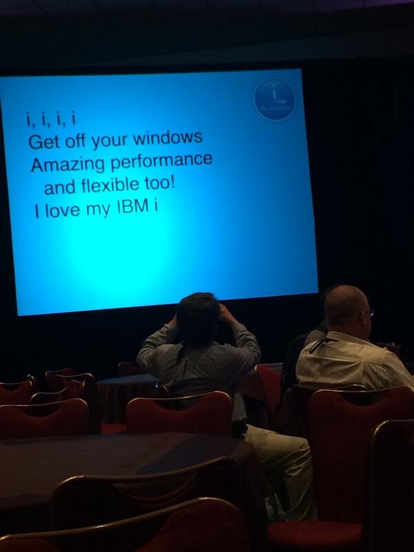 Does anyone else still have the song in their heads? RT<a href="/COMMONug/">COMMON - A Users Group</a> Sing the IBM i anthem! #commonug #ibmi