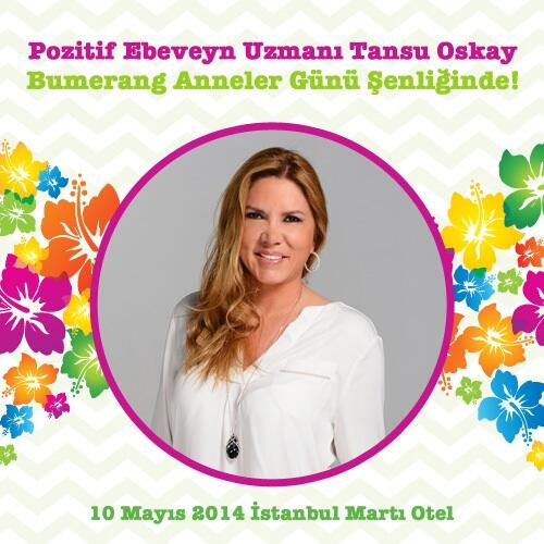 Cumartesi günü Anneler Günü Şenliği'nde sürprizler ve güzel sohbet var. Buluşmak üzere.:) <a href="/BumerangNet/">Bumerang</a>