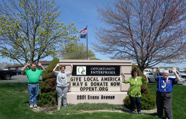 OppEnt's tweet image. Thanks to our supporters for #GiveLocalAmerica. We've raised over $4,000 so far. You guys rock!