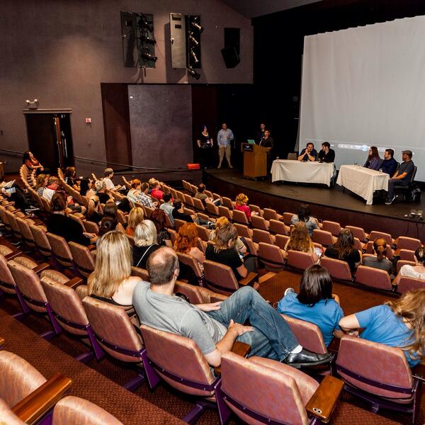 portlandfilm's tweet photo. .@MakeupArtistmag hosted Christina Kortum, Jason Collins, Brian Sipe & Conor McCullagh at #pdxff13 @fashionxtonline http://t.co/PYxzixpL0R