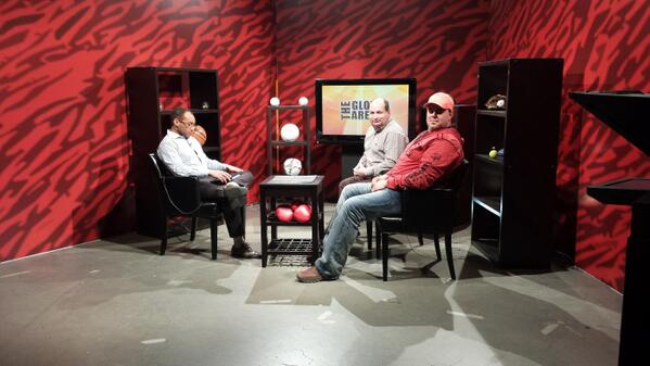 cpcaracing's tweet photo. CPCA driver BJ Carey and hosts @MosesWNewcap and Greg Buchanan tape The Gloves are Off to air at 7:30pm on Newcap TV http://t.co/tOplFQXuXl