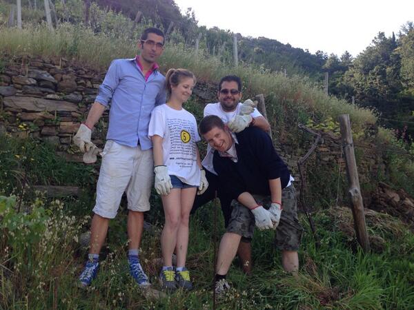 busaboutdee's tweet photo. Save Vernazza. Great day helping the local community after the flood! #busaboutcrew  #savevernazza #treadright http://t.co/sA3vzEkt39