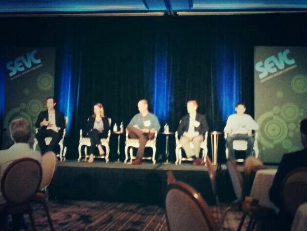 Great panel at #SEVC14 on VC Markets with <a href="/NEAVC/">NEA</a> 's Dayna Grayson and moderated by <a href="/bupbin/">Bruce Upbin</a> - interesting talk!
