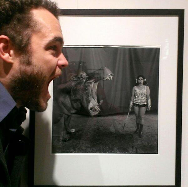 TomLyleSevern's tweet photo. #exhibitionselfie @SomersetHouse #SonyWorldPhotographyAwards #maneatshippo http://t.co/q8tnACY7u8