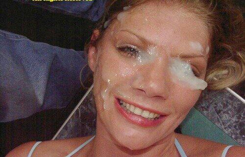 Drunk messy facial shared