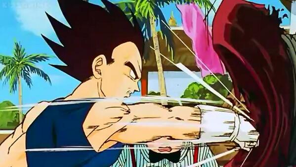 GeniusKoala's tweet image. #DragonBallKai #Vegeta #PunchMachine