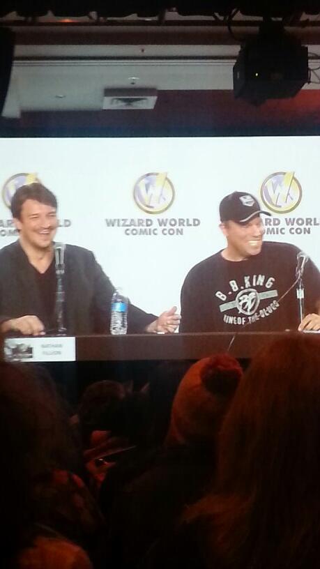 gabbydrax's tweet photo. Captain... Jayne... keeping it Shiny @NathanFillion  #wwmincc http://t.co/JFHBTOjBKL