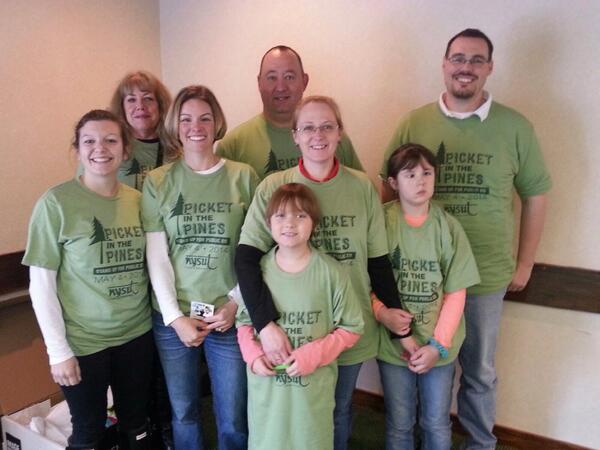 Chatham Teachers ready to #picketinthepines for public education.