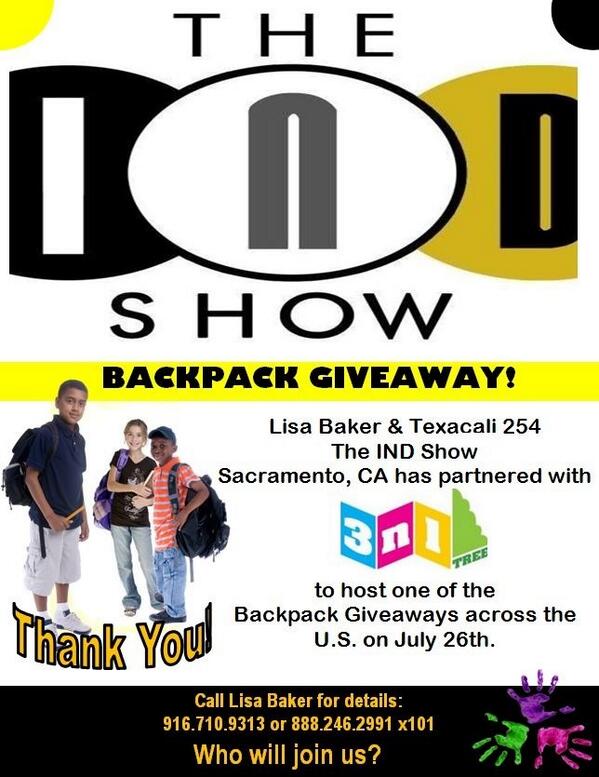 1stLadyLisa1's tweet image. I'm now accepting donations for #OperationBackpacks contact me if your willing to support or join.
