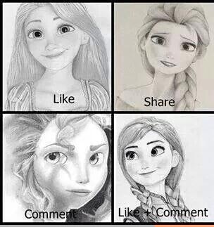 frozen_elsa01's tweet photo. Who do you like better:
Favorite for rapunzel
Retweet for Elsa 
Comment for merida
Favorite and comment for Anna http://t.co/8l9hFXFoKm