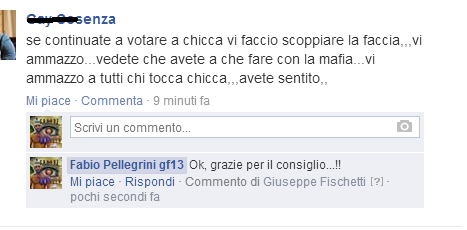 FabioGF13's tweet photo. Sono questi i fan di Chicca??? Commentate voi...ASSURDO #gf13 @lapinella @GrandeFratello  #fuorichicca @vladiluxuria http://t.co/3DT5p0F1cR