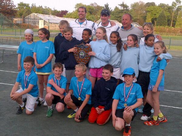 Langley_Tennis's tweet photo. Herts win Lionel cox trophy back narrowly defeating essex in some great tennis . #GoHerts  @HertsLta @BritishTennis http://t.co/amvfC74EW6