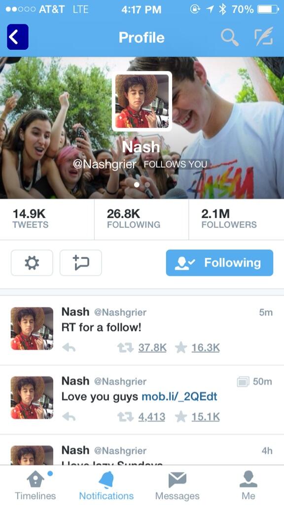 FOLLOW ME AND RT THIS FOR

A DM TO NASH AND CARTER ❤️😈 

•checking, and liars will be blocked•