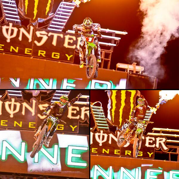 MonsterEnergy's tweet photo. Ending the season w/a bang. @ryan_villopoto2 @DeanWilson15 &amp; @justinrhill35 light the candles! http://t.co/CfNldz1Efq http://t.co/AU6uJ4lrjC