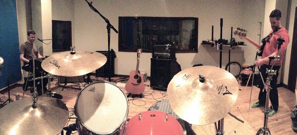 SpymobTheBand's tweet photo. Just now, 1st practice in 10yrs for a dear friend’s bday bash. Minus @brentpaschke :( who’s out with Pharrell. Blast. http://t.co/OfgdRCxPPO