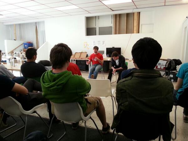 Awesome talk with the Daapr team at our open house! Pop in to learn more about what our community is working on.