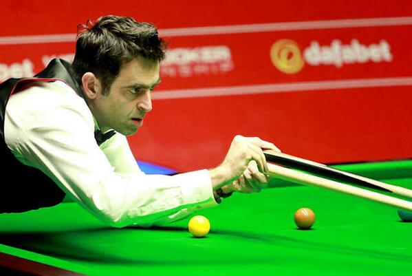 WeAreWST's tweet photo. 10-7 a good overnight lead for O'Sullivan or did he let Selby off the hook today? http://t.co/oVVoFxCBIb