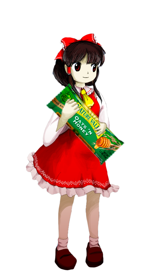 True. RT @Cheer_No: @NatureValley is a delightful treat even among the people of Gensokyo!