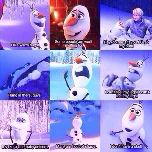 many faces of Olaf