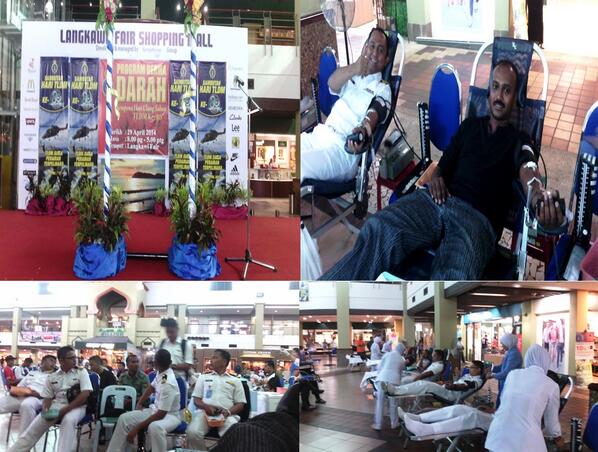 sheger78's tweet photo. Blood Donation with TLDM gang in Langkawi.. http://t.co/5LHuwSIPOy
