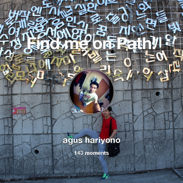 guesgoes's tweet photo. I've shared 143 memories with my friends on #Path - see them now at http://t.co/tjaHuIxyiC! #thepersonalnetwork http://t.co/zVayslqmY3
