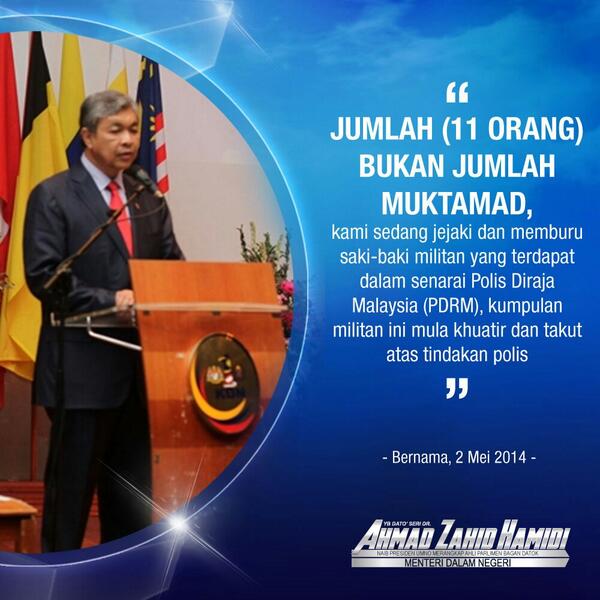 Seorang Lagi Suspek Aktiviti Militan Ditangkap. <a href="/PDRMsia/">Polis Diraja M'sia</a> <a href="/KDNPUTRAJAYA/">KDN🇲🇾</a>