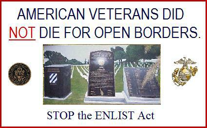 RINOPolice's tweet image. AMERICAN VETERANS DID NOT DIE FOR OPEN BORDERS. Stop the Enlist Act. #JeffMiller #MarkAmodei #SteveSoutherland #GOP