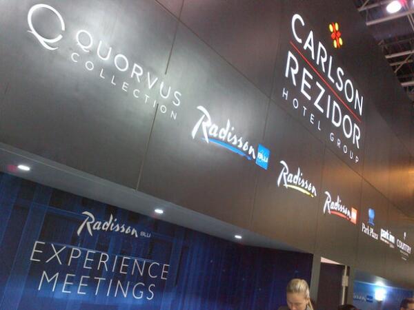 And let the ATM 2014 begins!! Briefing done on the way to hosted buyers!! #carlsonrezidoratm