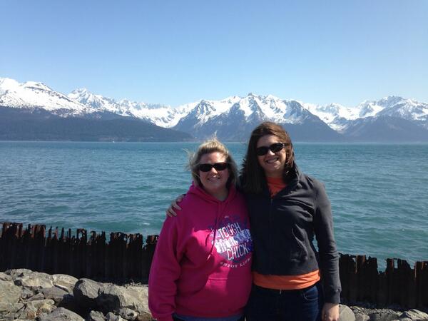 Miss_Emily78's tweet photo. Look at who played tourist with me today! @Kmagura http://t.co/DO6ekOuDcz