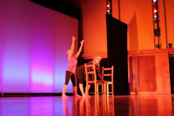 DanceCures's tweet photo. Tricia &amp; Liz rehearsal - show pics to follow! http://t.co/6OfCcRAugA