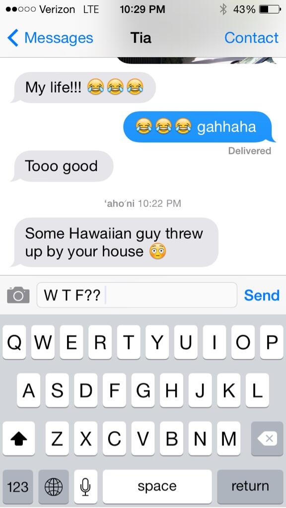 KryKalua's tweet image. These are the kind of texts you always want to get when you&apos;re  not home 😑😑😑 #MonmouthProblems