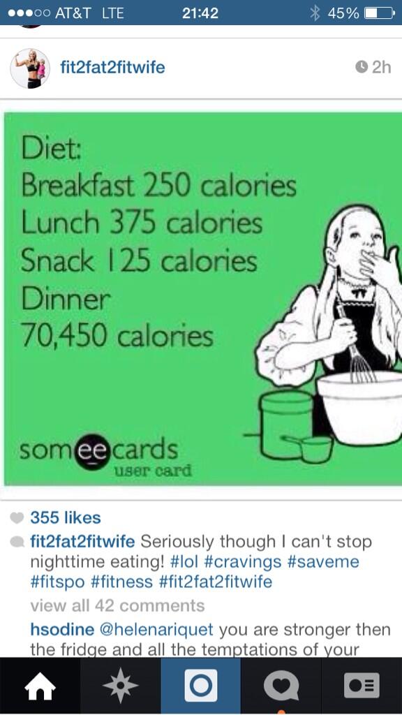 RealHeidiPowell's tweet photo. Ever feel this way? Lol #nighteating http://t.co/cwCYRP0Zbx