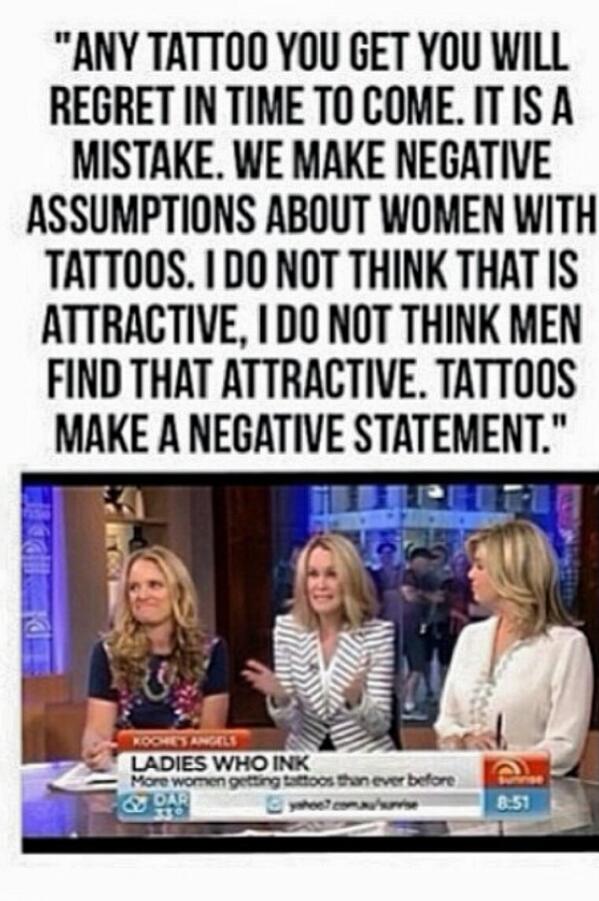 mickyb273's tweet photo. Because if there's a group of women that have a grounded and rational opinion of the world, it's Kochies Angels. http://t.co/caBQhKF95s