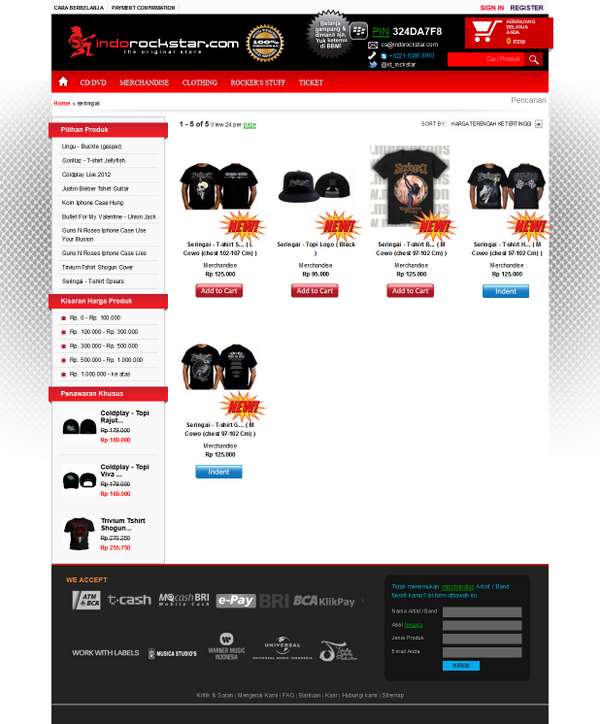 id_rockstar's tweet photo. Ready @Seringai merchandise http://t.co/5cdKcKQdQG  available #IRSOfficialMerchandise .Info 02163863970 BB 324DA7F8 http://t.co/o16Iyc950O