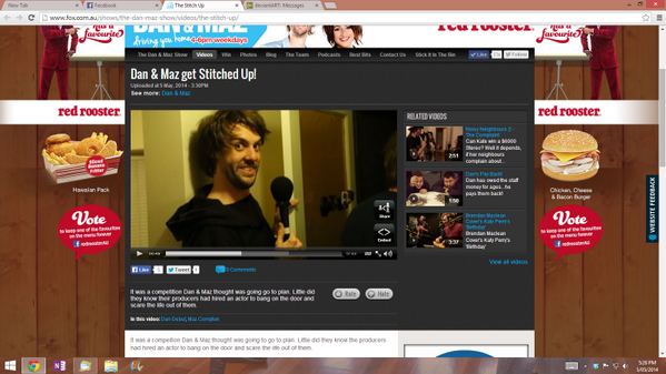 RachaelLRudd's tweet image. I Vote @dandebuf @FoxFM #DanandMaz #TheStitchup