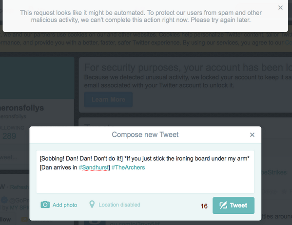 cameronsfollys's tweet photo. #Twitter #censorship http://t.co/wwCf3YQtSU