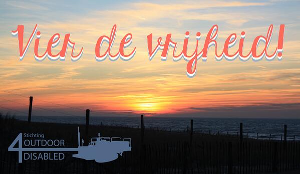 strandrups's tweet photo. #5mei Vier de Vrijheid. Altijd en overal! #Noordwijk #strand #strandrups #mindervalide #rolstoel #zee #disabled http://t.co/nFFJOud2yf