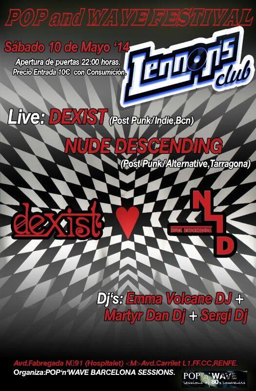 dexist_band's tweet image. El sábado #dexist_band en #Demonix de L'Hospitalet. A las 22 horas y puntual. Después de los conciertos, dj sessions!