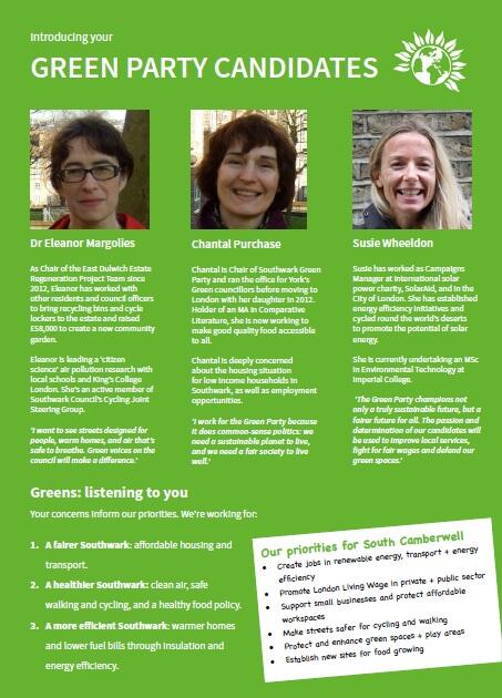 SouthwarkGP's tweet photo. South Camberwell candidates http://t.co/NvFVG4PHew