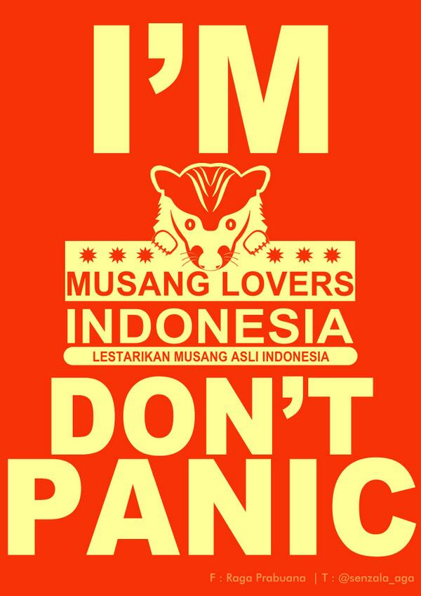 RT <a href="/Senzala_aga/">Raga Prabuana</a>: I'M MLI DON'T PANIC <a href="/Musangbekasi/">ZOMBIE'S (Zona Owner Musang Bekasi dan Sekitarnya)</a>  <a href="/MusangLovers/">MLI</a> <a href="/MusangJakarta/">Musang Lovers JKT</a>  <a href="/MuldokDepok/">MusangLoverDepok</a>  @Musang_Bandung