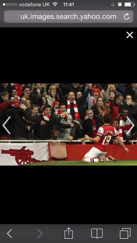 Santi Cazorla tweet media