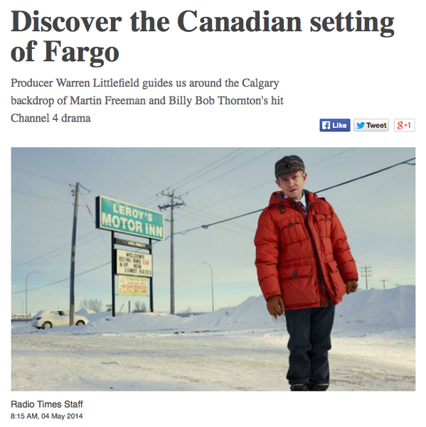 cameronsfollys's tweet photo. Discover the Canadian setting of #Fargo http://t.co/Jwhf5OnkK9 http://t.co/fLMJCvVIfW