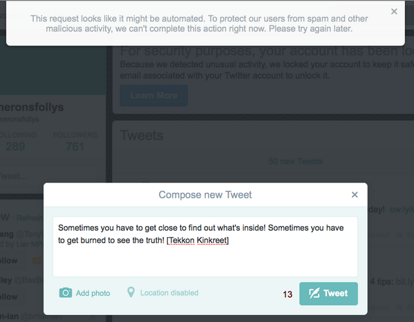 cameronsfollys's tweet photo. #Censorship #Twitter style-ee! http://t.co/xoSqBUCnOO